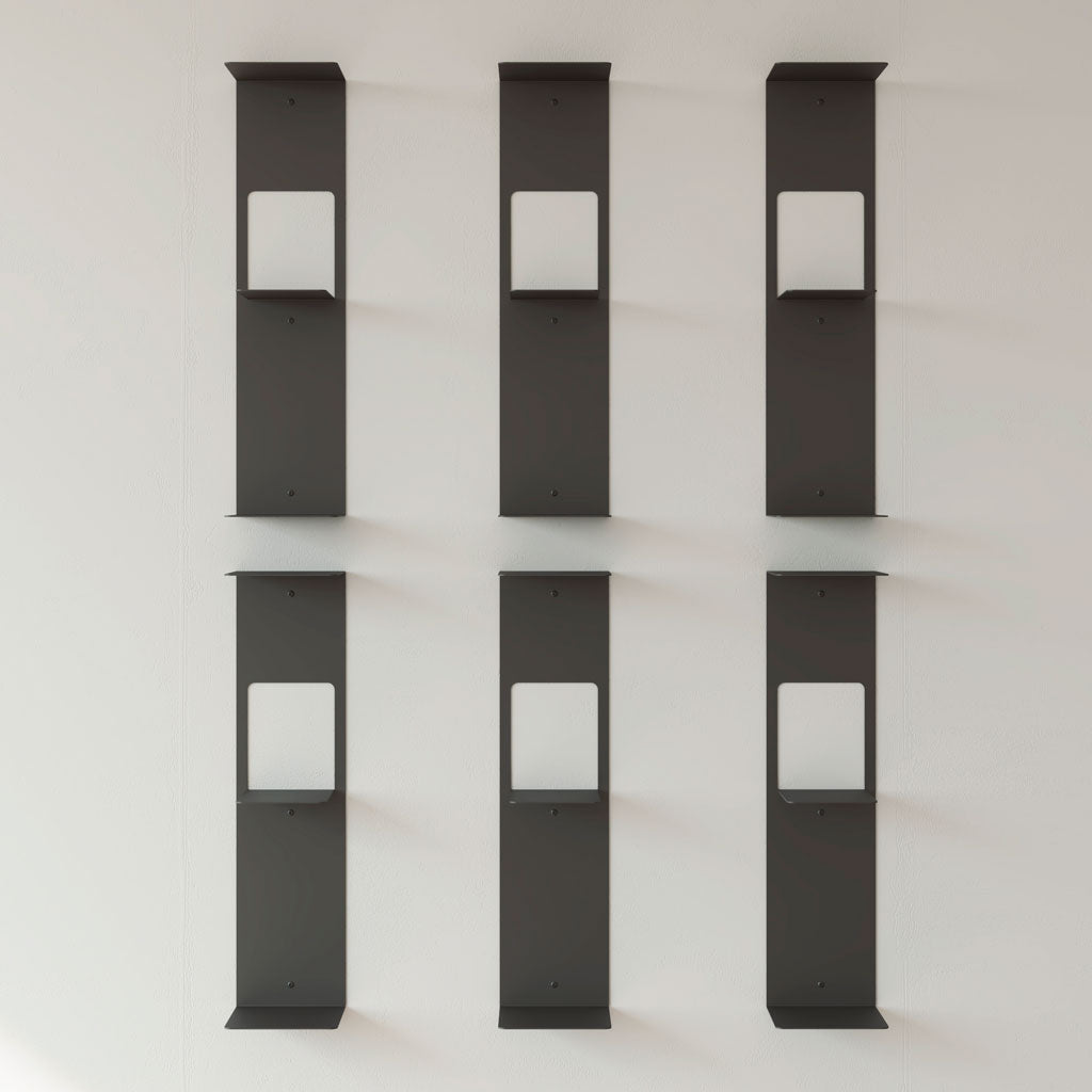 Juego 6 - Estantes para libros Vertical Alysa