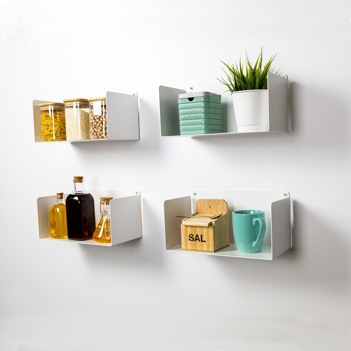 Juego de 4 - Estante para cocina Alysa 30cm
