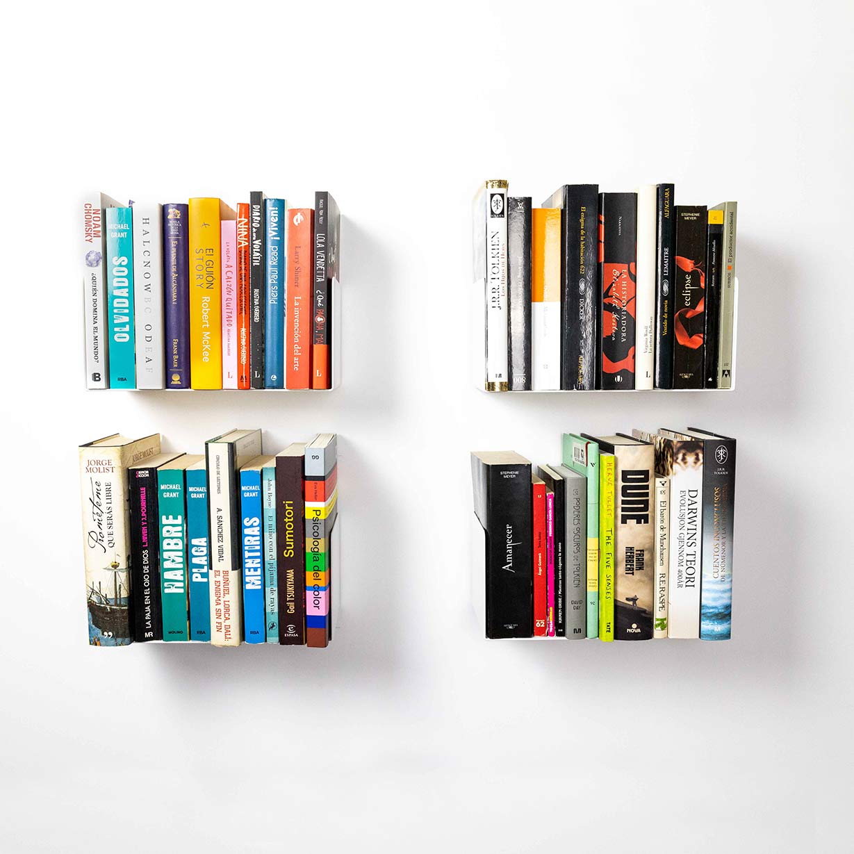 Joc de 4 - Prestatge per a Llibres Alysa 60cm