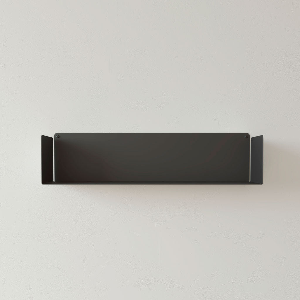 Balda flotante para libros de pared negro