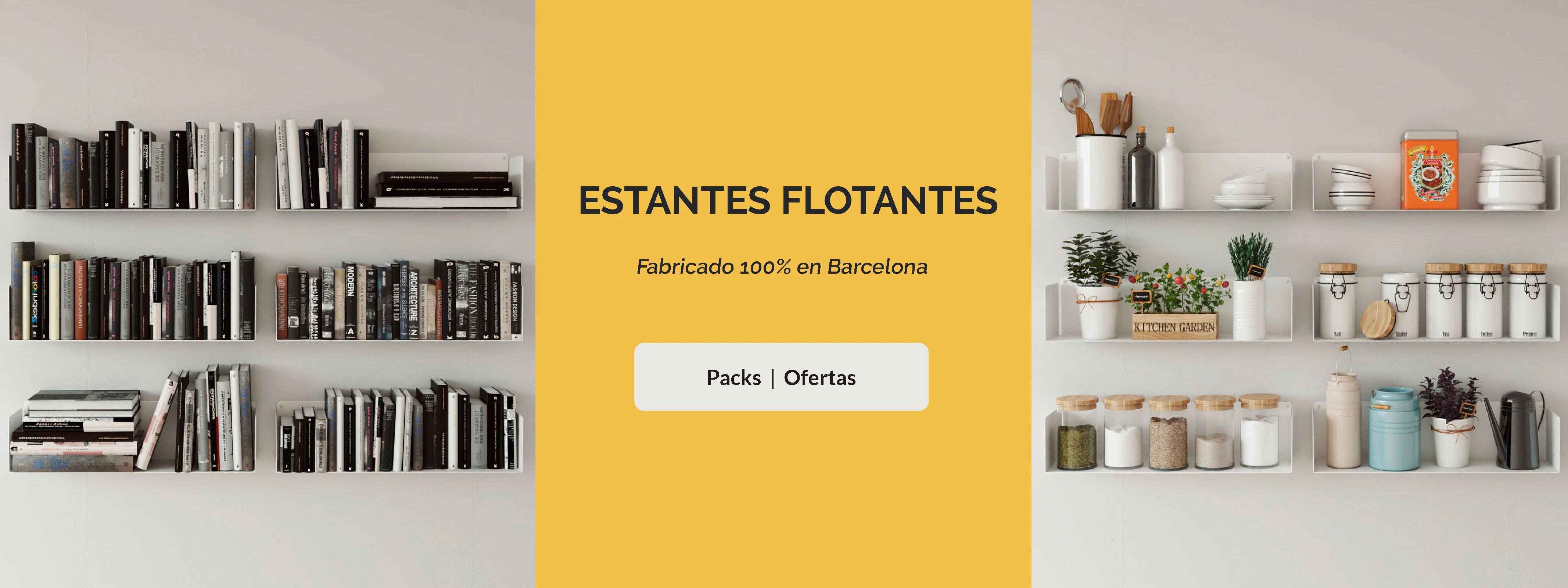 Packs de estantes flotantes de pared en oferta