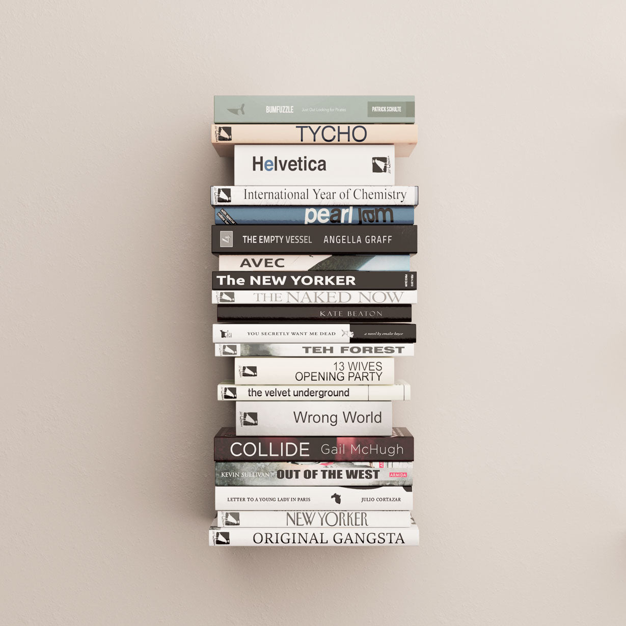 Juego 6 - Estantes para libros Vertical Alysa