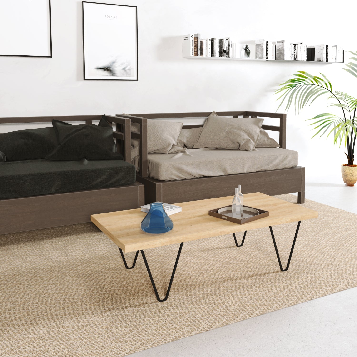 Mesa de Centro Vasili 110x55 cm
