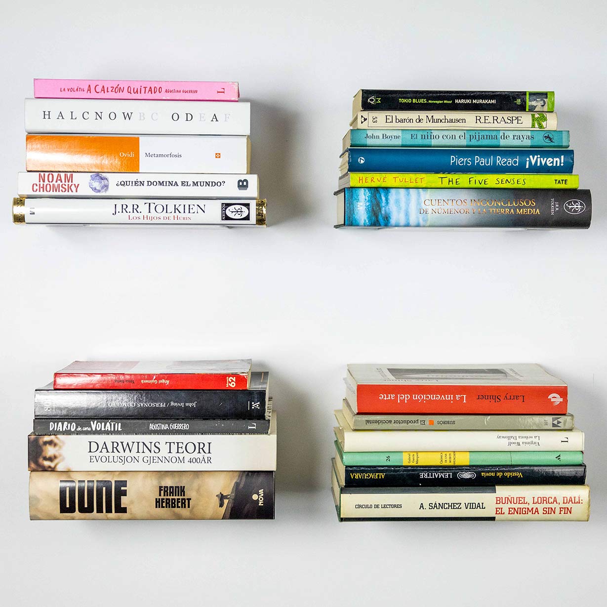 Juego de 4 - Estante para libros Gala