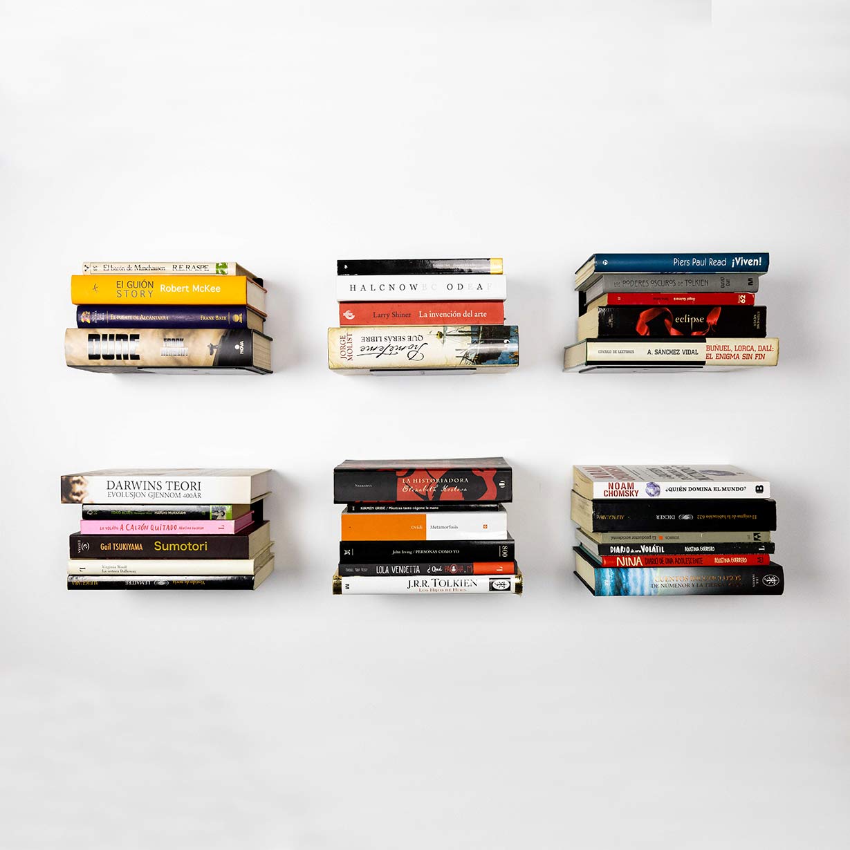 Juego de 6 - Estante para libros Gala