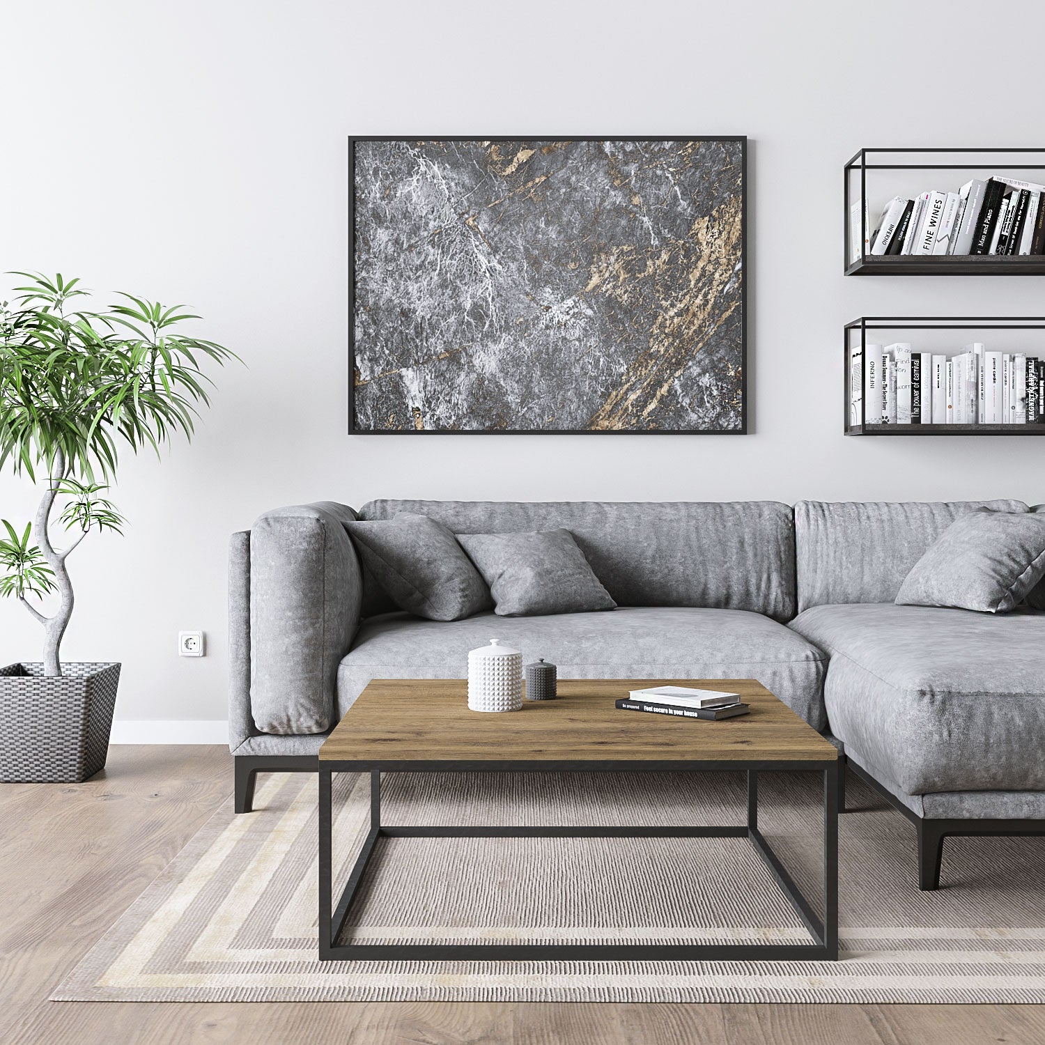 Mesa de Centro Casta 80x80 cm