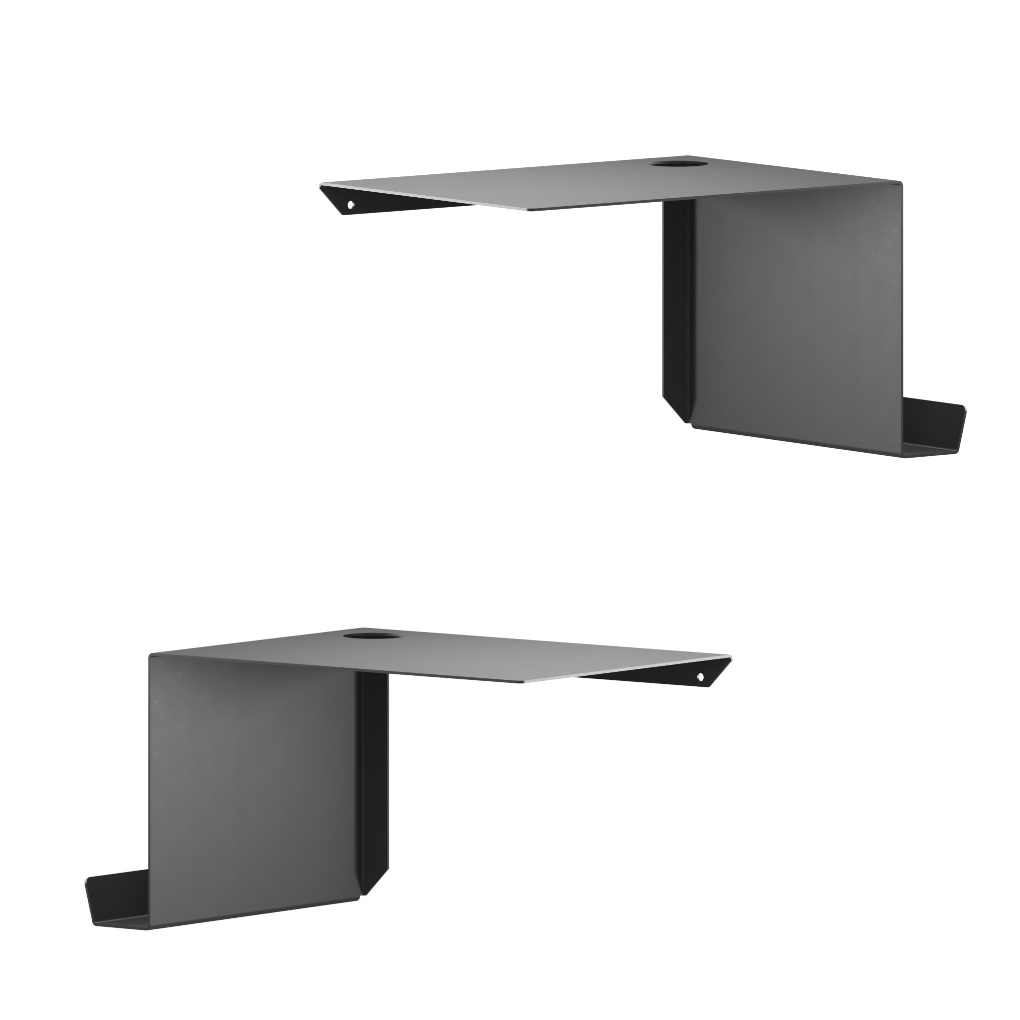 Pack mesitas de noche flotantes negras Alysa de Kion Home