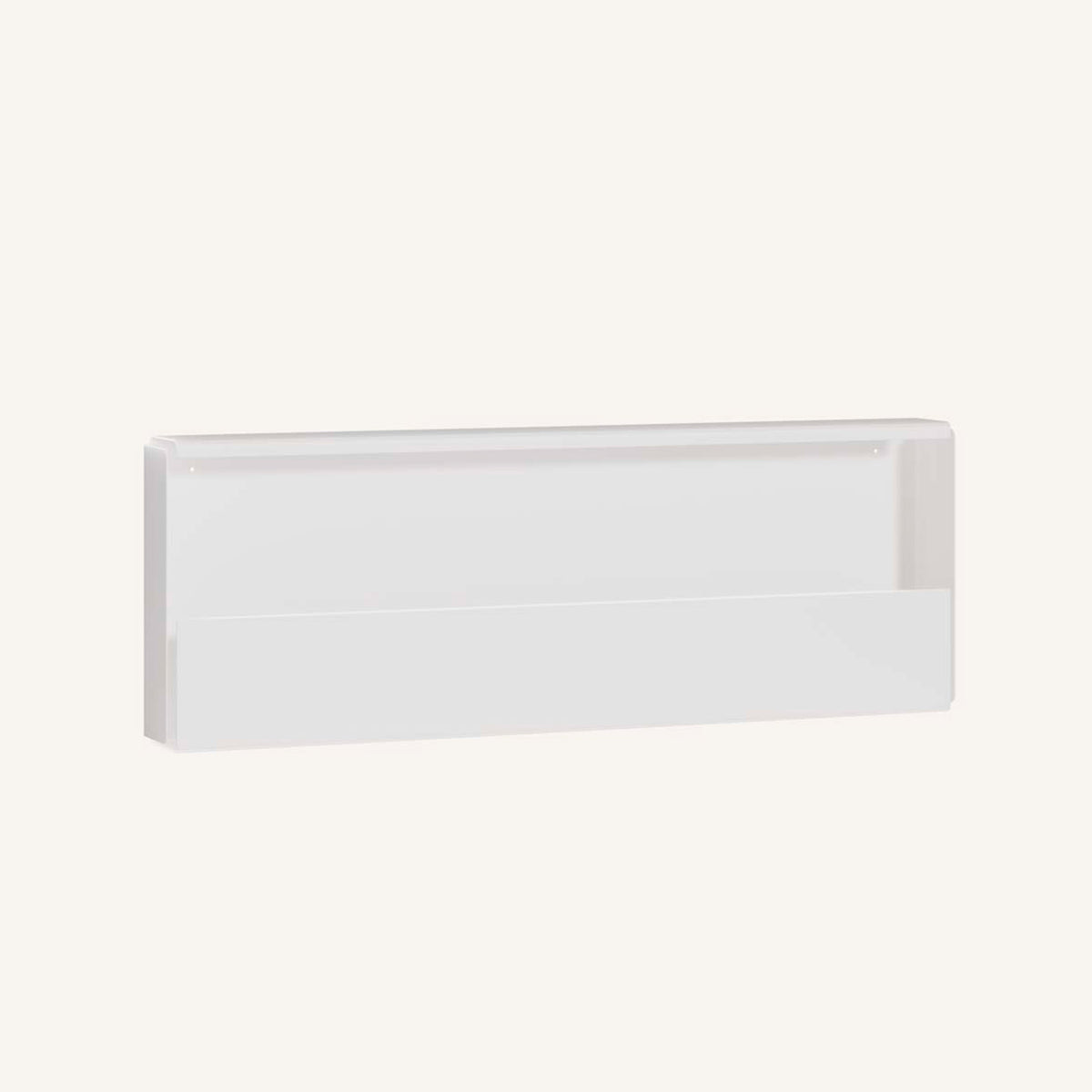 zapatero original flotante de metal para pared, ahorro de espacio, diseño moderno, blanco mate, 100cm, 4 pares de zapatos