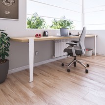 Pata de Mesa Escritorio en metal Blanco - Resistente