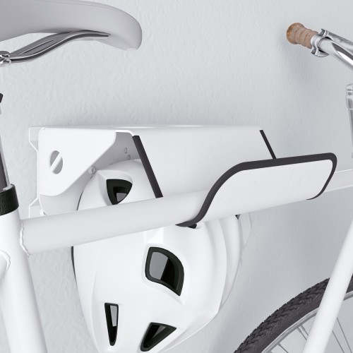 Soporte Bicicletas Pared Giratorio 26 cm metal Blanco - Bici y Casco